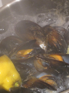 Una foto de Mejillones al vapor a la valenciana