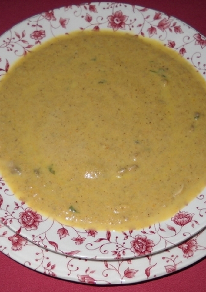 Una foto de Champiñones en crema