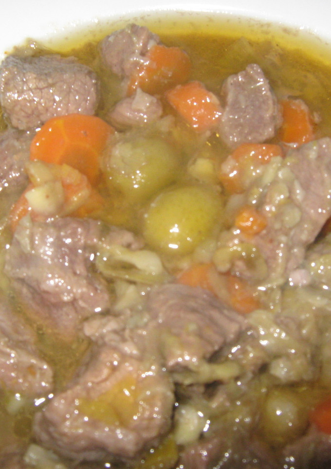 Una foto de Guiso de ternera con olivas