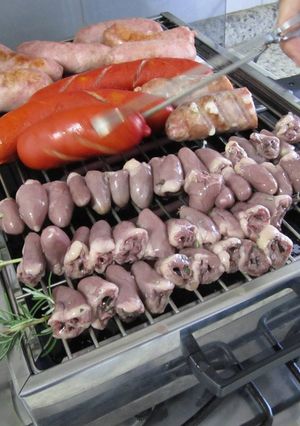 Una foto de Coraçaõzinho de frango
