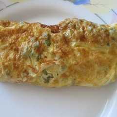 Una foto de Omelette de arvejas