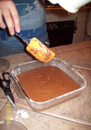 Una foto de Tarta de chocolate sin harina