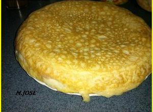 Una foto de Tortilla española con queso cabrales