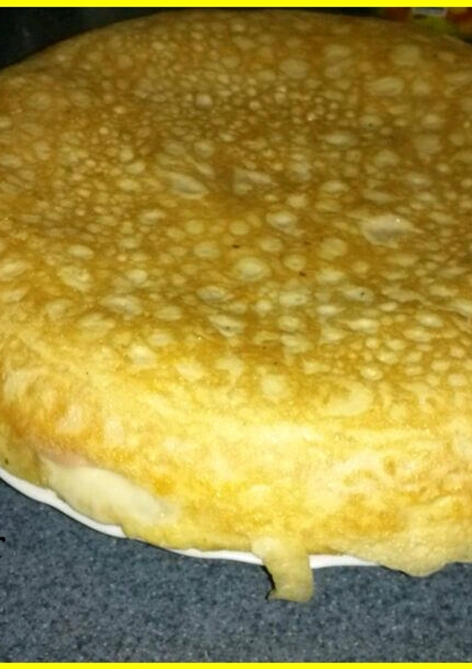 Una foto de Tortilla española con queso cabrales