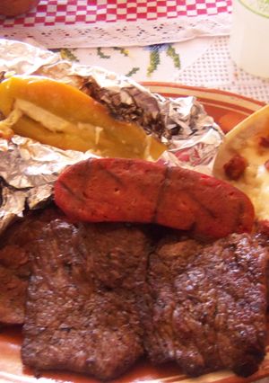 Una foto de Carne asada a las brasas