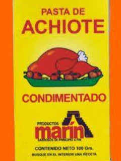 Una foto de Pasta de achiote