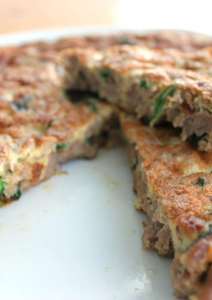 Una foto de Frittata italiana de carne y/o verduras