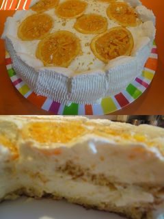 Una foto de Tarta de naranja