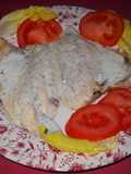 Dorada con salsa de hierbas provenzales y ajo