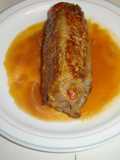 Paupietas de ternera rellenas de verdura