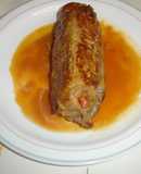 Paupietas de ternera rellenas de verdura