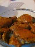 Caderas de pollo en salsa