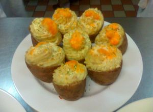 Una foto de Papas rellenas al horno