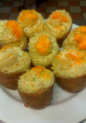 Una foto de Papas rellenas al horno