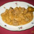 Pollo con peras