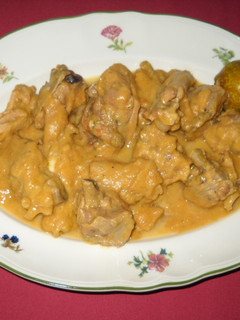 Una foto de Pollo con peras
