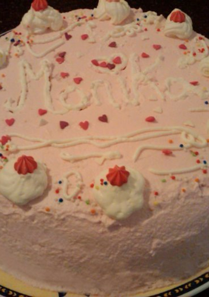 Una foto de Tarta rosa