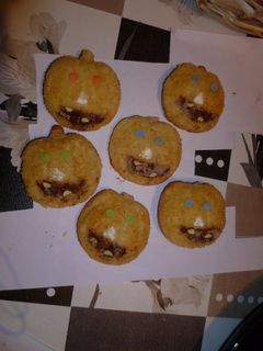 Una foto de Calabacitas de Halloween