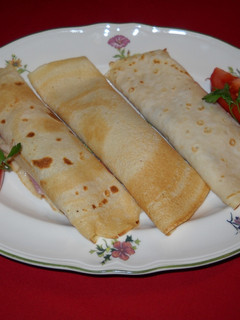 Una foto de Crepes de chutney de tomate