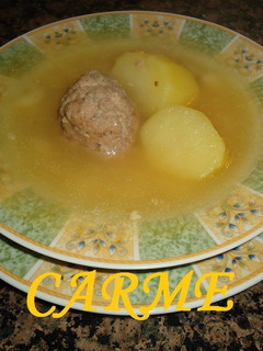 Una foto de Caldo familiar