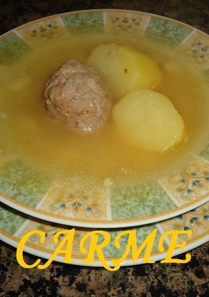 Una foto de Caldo familiar