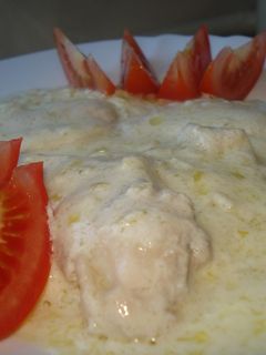 Una foto de Solomillos de pollo con nata