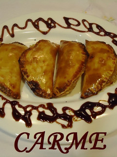 Una foto de Empanadillas de cabello de ángel y arándanos