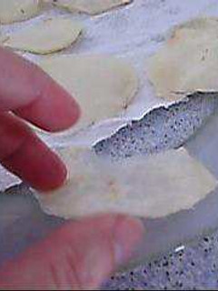 Una foto de Pringles caseras