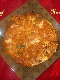 Una foto de Tortilla de chorizo de soja orgánica a la mexicana