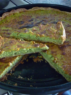 Una foto de Tarta de zapallitos souffle