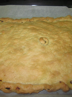 Una foto de Empanada con restos de cocido