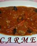 Escalopas de ternera a la catalana en salsa con vino Montilla