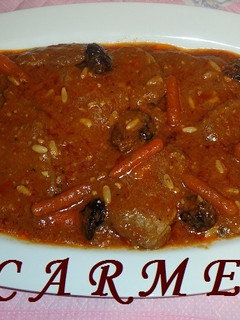 Una foto de Escalopas de ternera a la catalana en salsa con vino Montilla