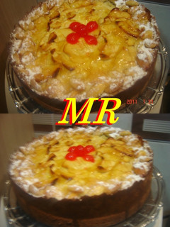 Una foto de Tarta mil hojas de manzana casera