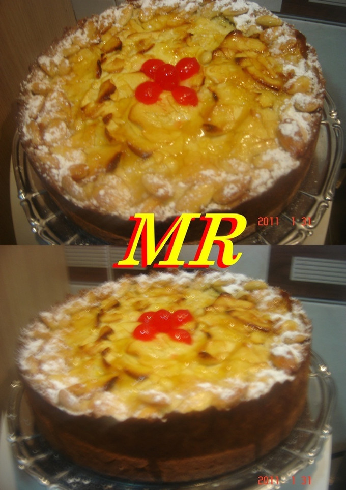 Una foto de Tarta mil hojas de manzana casera
