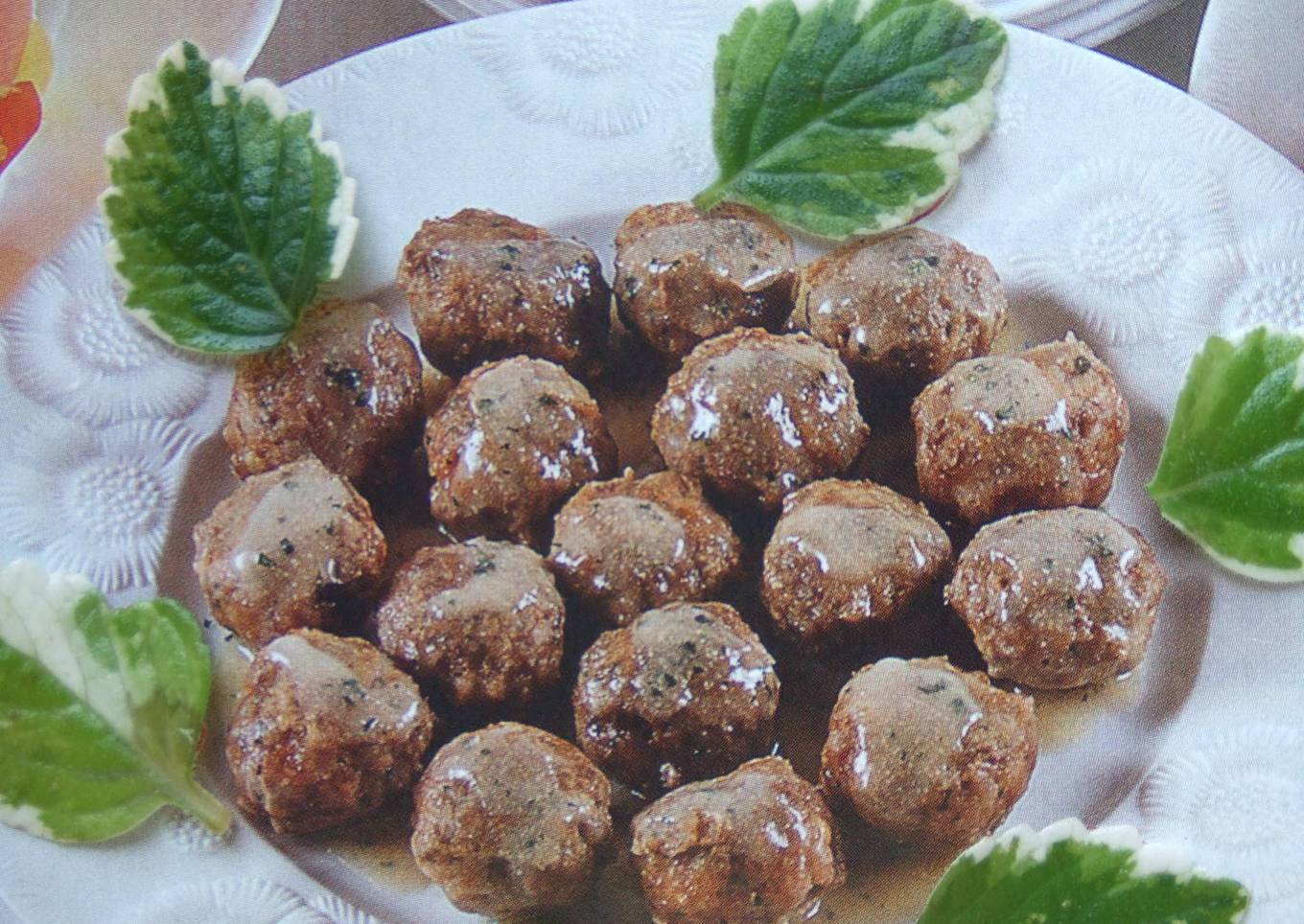 Albóndigas con salsa de limón