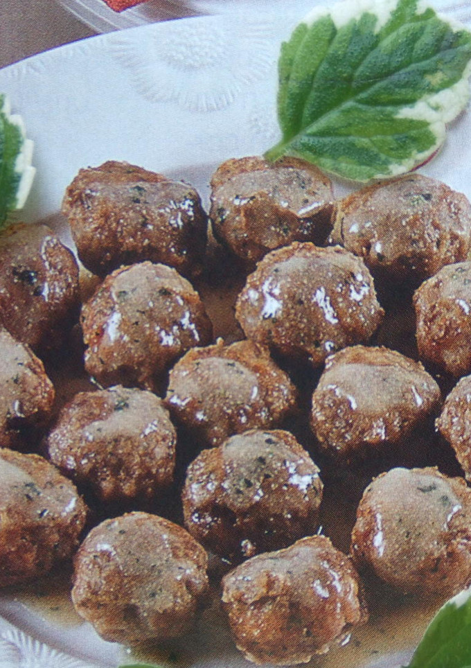 Una foto de Albóndigas con salsa de limón