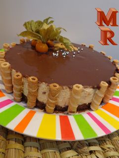 Una foto de Tarta mouse de dulce de leche