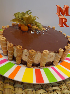 Una foto de Tarta mouse de dulce de leche