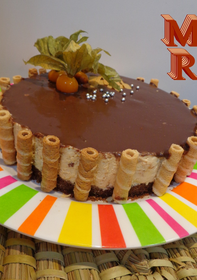 Una foto de Tarta mouse de dulce de leche