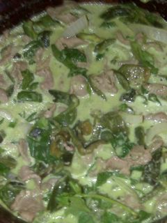 Una foto de Fajitas de res poblanas con crema