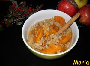 Foto principal de Batatas dulces con arroz y matalahuga
