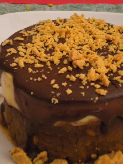 Una foto de Pastel de mermelada de calabaza y calamondin