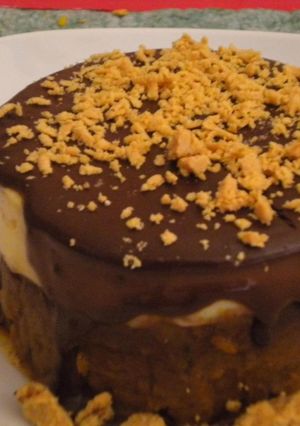 Una foto de Pastel de mermelada de calabaza y calamondin