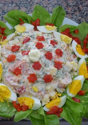 Una foto de Ensalada veraniega casera