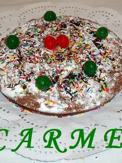 Una foto de Tarta brownie San Valentín