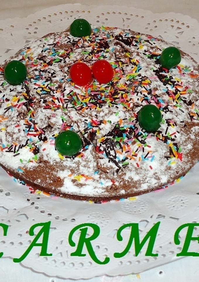 Una foto de Tarta brownie San Valentín
