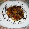 Peras caramelizadas al chocolate