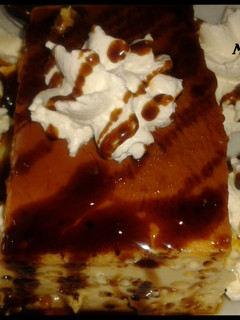 Una foto de Flan casero de avellanas