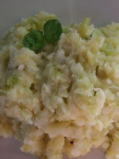 Una foto de Puré irlandés de patata y col (Colcannon)